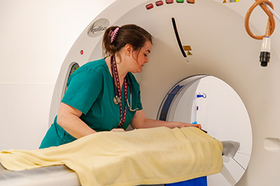 nurse ct scanner